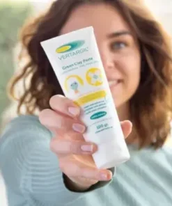 Vertargil groene klei pasta i gezichtsmaskern tube