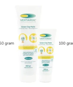 Vertargil groene klei pasta i gezichtsmaskern tube