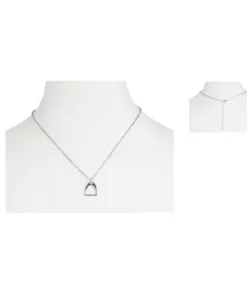 Messing paardenketting met stijgbeugel hanger