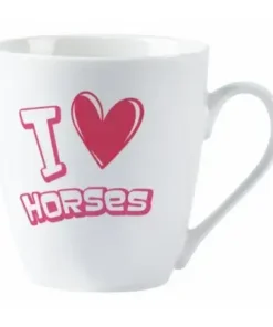 Red Horse Roze Paardenbeker I Love Horses