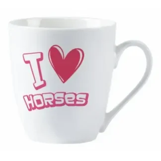 Red Horse Roze Paardenbeker I Love Horses