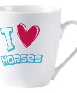 Red Horse Rode Paardenbeker I Love Horses