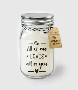 Black & White scented candles - All of me