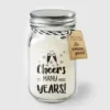 Paperdreams Black & White scented candles - Cheers