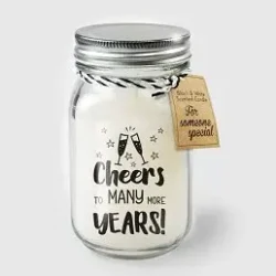 Paperdreams Black & White scented candles - Cheers