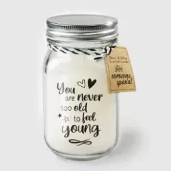 Black & White scented candles - Never too old