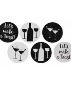 Dutch Rose onderzetter, set a 6 stuks,