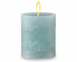 Rustieke kaars Mintgroen