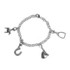 Paarden Bedelarmband charm- incl. 4 bedeltjes