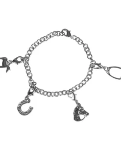 Paarden Bedelarmband charm- incl. 4 bedeltjes